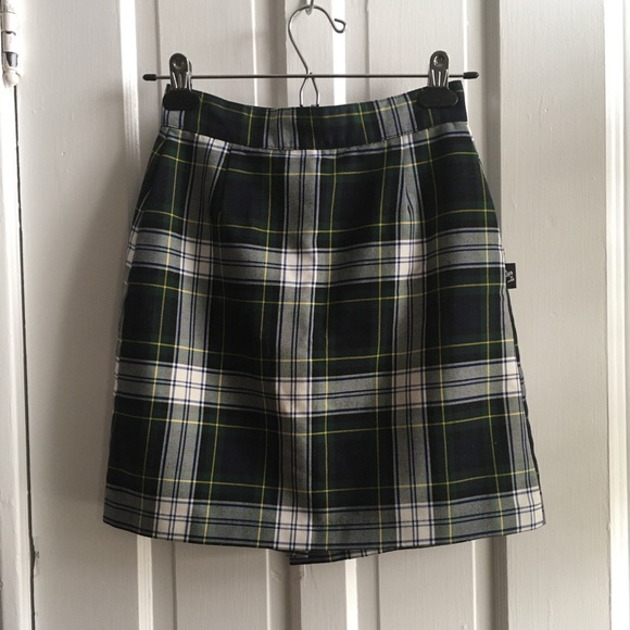 Vintage tartan mini skort - XS - Picture 4 of 8